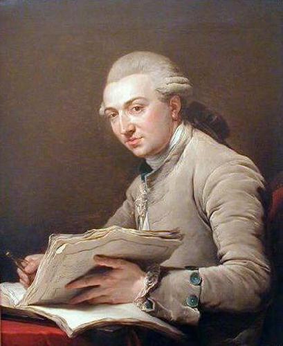 Francois-Andre Vincent Portrait of Pierre Rousseau (1751-1829), French architect France oil painting art